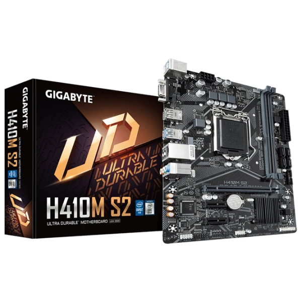 Placă de bază Gigabyte H410M S2 1.0 mATX/ Intel H410 photo 8