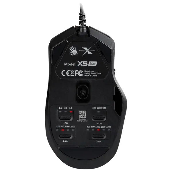 Мышь A4Tech Bloody X5 Max USB/ Черный photo 3