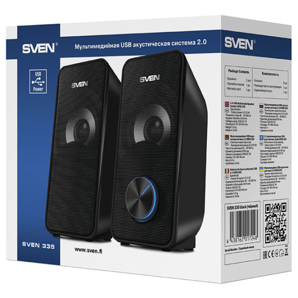 Sistem audio Sven 335 6 W/ Black photo 5