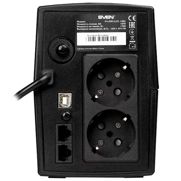 UPS Sven 650 Pro Black photo 3