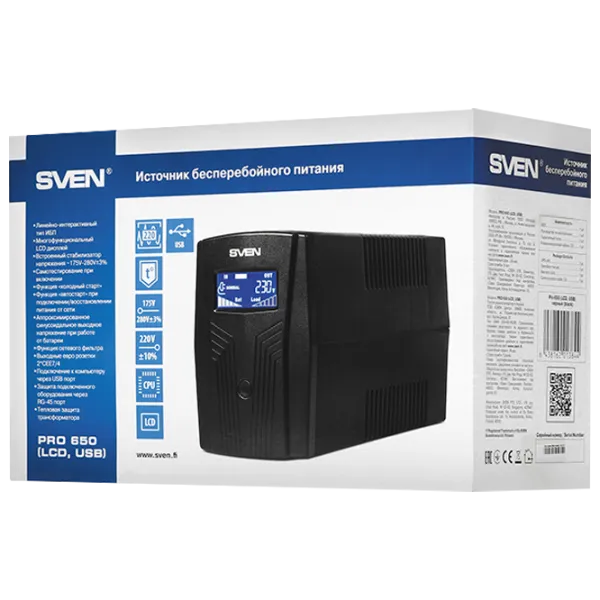 UPS Sven 650 Pro Black photo 4