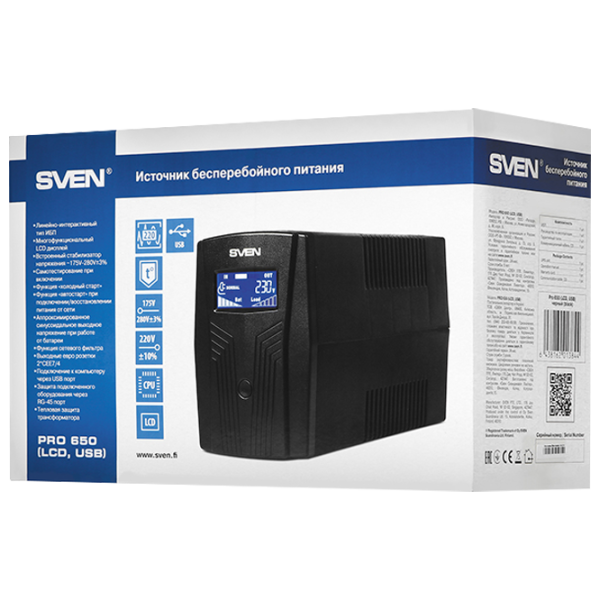 UPS Sven 650 Pro Black photo 4