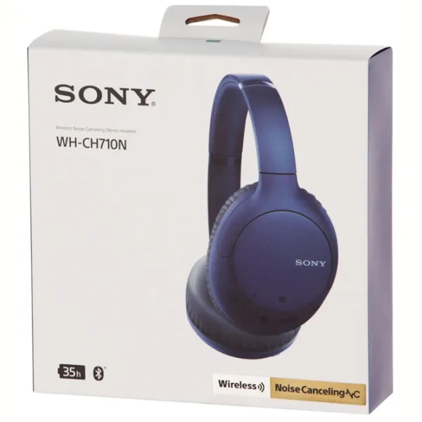 Наушники Sony WH-CH710N Синий Беспроводные/ Персональный photo 6
