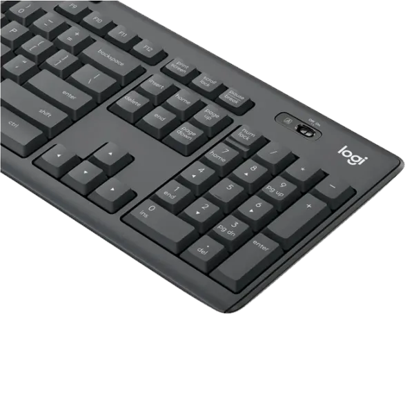 Клавиатура Logitech MK295 Беспроводные/ Черный photo 5