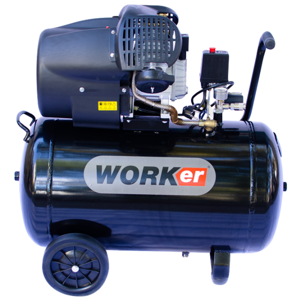 Compresor Technoworker MV 50 L Portativ/ Cu piston photo 2