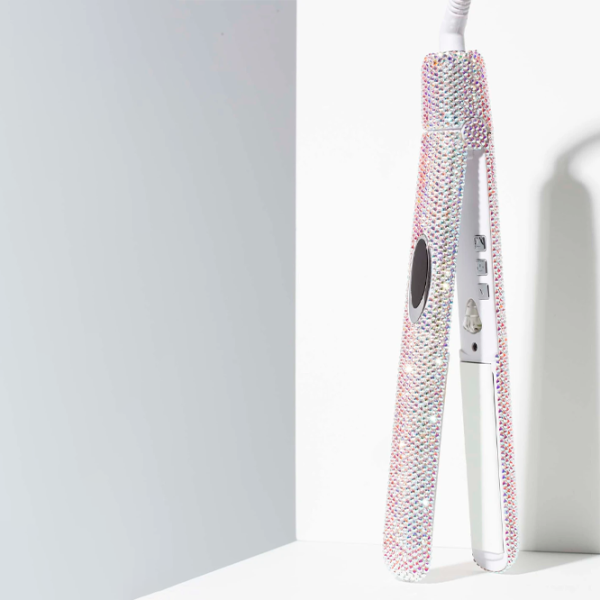 Placă de îndreptat părul PYT Swarovski 150 W/ Crystal White photo 2