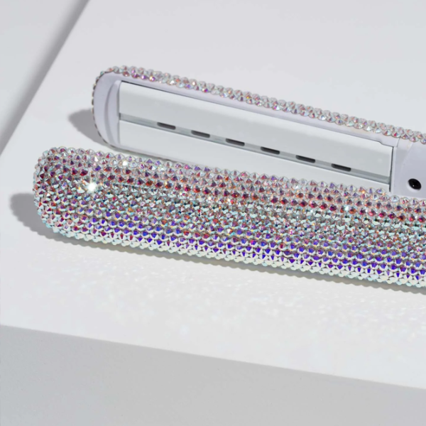Placă de îndreptat părul PYT Swarovski 150 W/ Crystal White photo 4