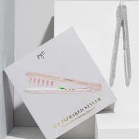 Placă de îndreptat părul PYT Swarovski 150 W / Crystal White photo 5