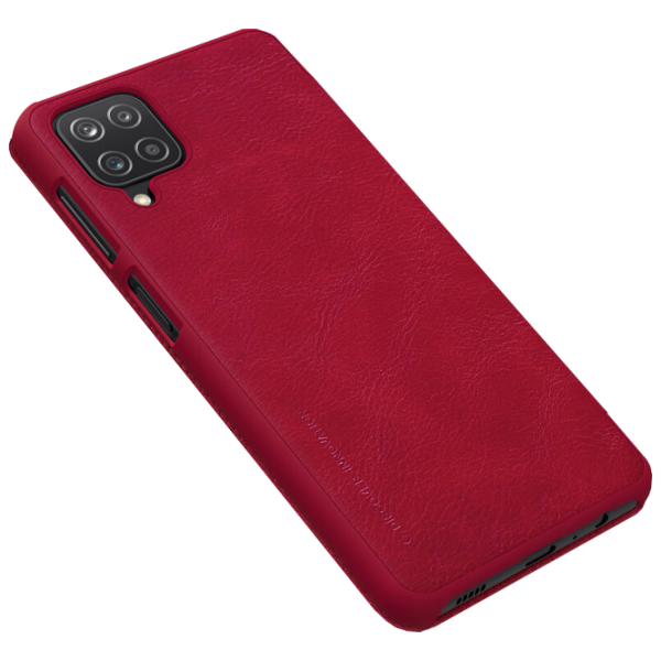 Husă pentru smartphone Samsung Galaxy A12 Nillkin/ Flip Cover/ Piele/ Red photo 2