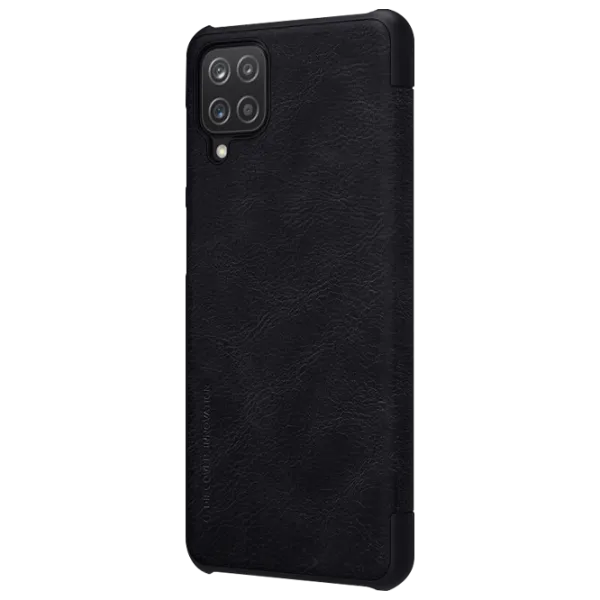 Husă pentru smartphone Samsung Galaxy A12 Nillkin/ Flip Cover/ Piele/ Black photo 2