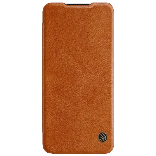 Чехол для смартфона Samsung Galaxy A12 Nillkin/ Flip Cover/ Кожа/ Коричневый photo 2