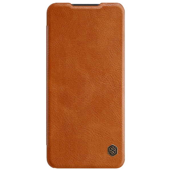 Чехол для смартфона Samsung Galaxy A12 Nillkin/ Flip Cover/ Кожа/ Коричневый photo 2