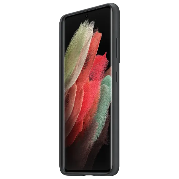 Чехол для смартфона Samsung Galaxy S21 Ultra Samsung/ Back/ TPU/ Черный photo 2