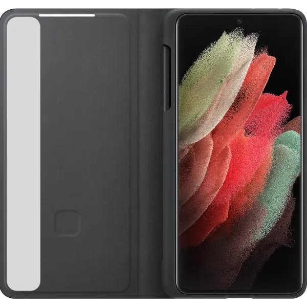 Чехол для смартфона Samsung Galaxy S21 Ultra Samsung/ Flip Cover/ Poliuretan/ Policarbonat/ Черный photo 3