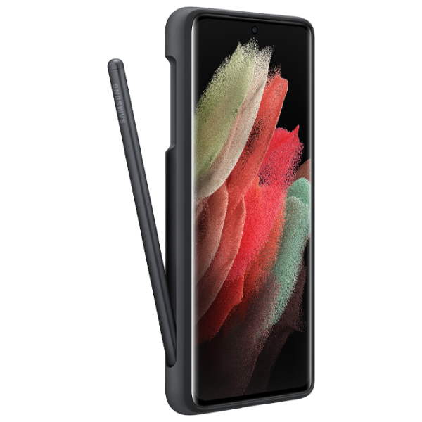 Чехол для смартфона Samsung Galaxy S21 Ultra Samsung/ Flip Cover/ Poliuretan/ Policarbonat/ Черный photo 4