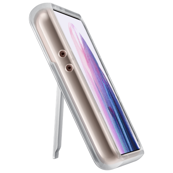 Чехол для смартфона Samsung Galaxy S21 Samsung/ Standing Cover/ Poliuretan/ Policarbonat/ Прозрачный photo 3
