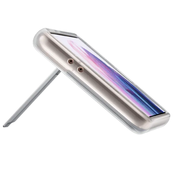 Чехол для смартфона Samsung Galaxy S21 Samsung/ Standing Cover/ Poliuretan/ Policarbonat/ Прозрачный photo 4