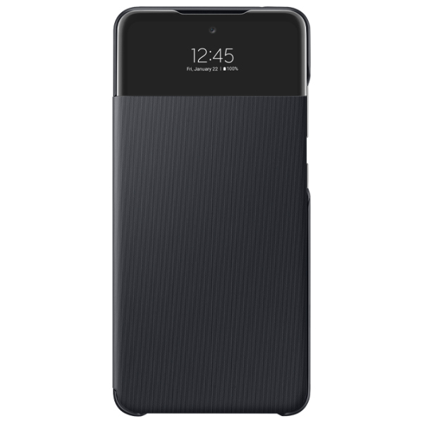 Чехол для смартфона Samsung Galaxy A52 Samsung/ Flip Cover View/ Poliuretan/ Policarbonat/ Черный photo 2