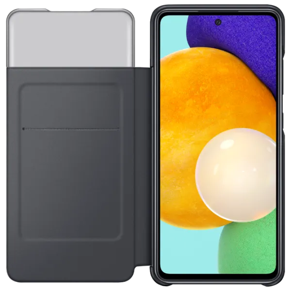 Чехол для смартфона Samsung Galaxy A52 Samsung/ Flip Cover View/ Poliuretan/ Policarbonat/ Черный photo 3