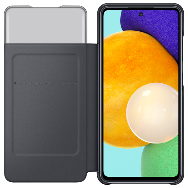 Чехол для смартфона Samsung Galaxy A52 Samsung/ Flip Cover View/ Poliuretan/ Policarbonat/ Черный photo 3