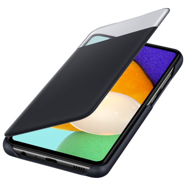 Чехол для смартфона Samsung Galaxy A52 Samsung/ Flip Cover View/ Poliuretan/ Policarbonat/ Черный photo 4