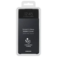 Чехол для смартфона Samsung Galaxy A52 Samsung/ Flip Cover View/ Poliuretan/ Policarbonat/ Черный photo 5