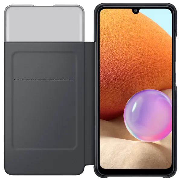 Чехол для смартфона Samsung Galaxy A32 Samsung/ Flip Cover View/ Poliuretan/ Policarbonat/ Черный photo 3