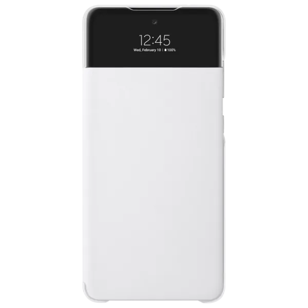 Чехол для смартфона Samsung Galaxy A72 Samsung/ Flip Cover View/ Поликарбонат/ Белый photo 2
