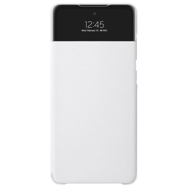 Чехол для смартфона Samsung Galaxy A72 Samsung/ Flip Cover View/ Поликарбонат/ Белый photo 2