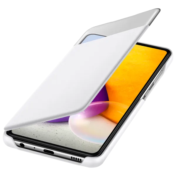 Чехол для смартфона Samsung Galaxy A72 Samsung/ Flip Cover View/ Поликарбонат/ Белый photo 3