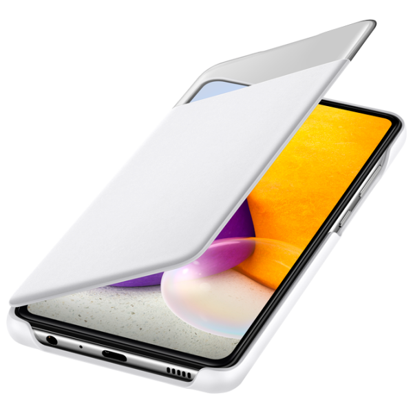 Чехол для смартфона Samsung Galaxy A72 Samsung/ Flip Cover View/ Поликарбонат/ Белый photo 3