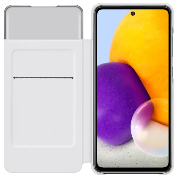 Чехол для смартфона Samsung Galaxy A72 Samsung/ Flip Cover View/ Поликарбонат/ Белый photo 4