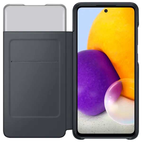 Чехол для смартфона Samsung Galaxy A72 Samsung/ Flip Cover View/ Поликарбонат/ Черный photo 4