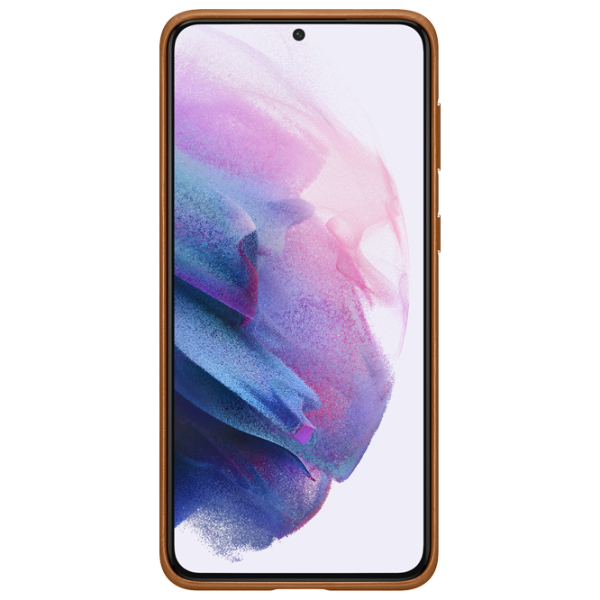 Husă pentru smartphone Samsung Galaxy S21+ Samsung/ Back/ Piele/ Brown photo 3