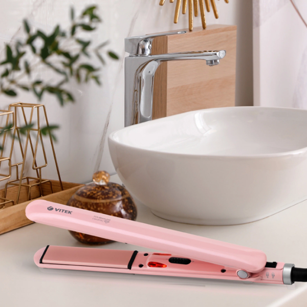 Выпрямитель для волос Vitek VT-2320 35 Вт/ Розовый photo 5 Выпрямитель для волос Vitek VT-2320 35 Вт/ Розовый photo 5