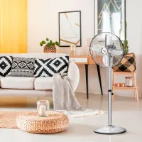 Ventilator Vitek VT-1938 50 W / Axial / Inox photo 6
