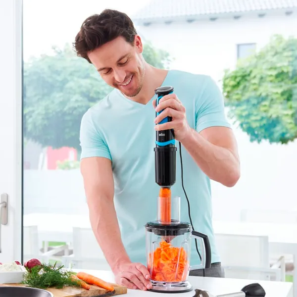Blender de mână Braun MQ5264BKBL Black photo 5