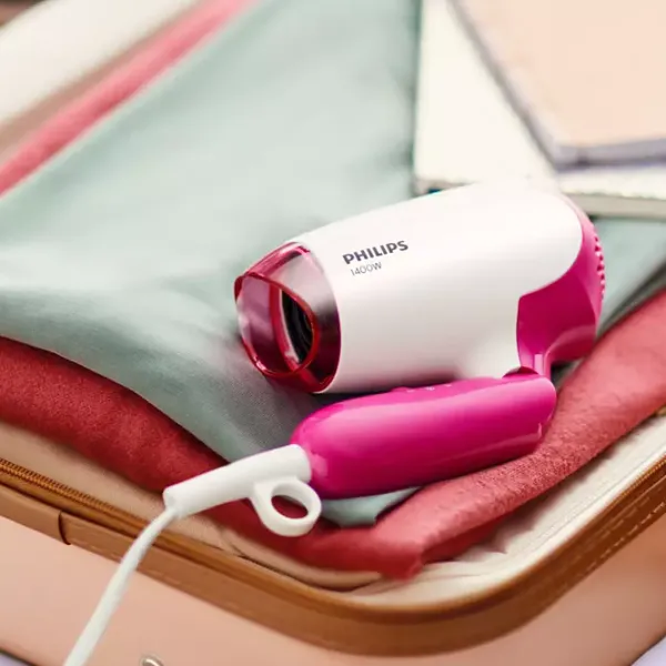 Uscător de păr Philips BHD003/00 1400 W / Pink photo 5