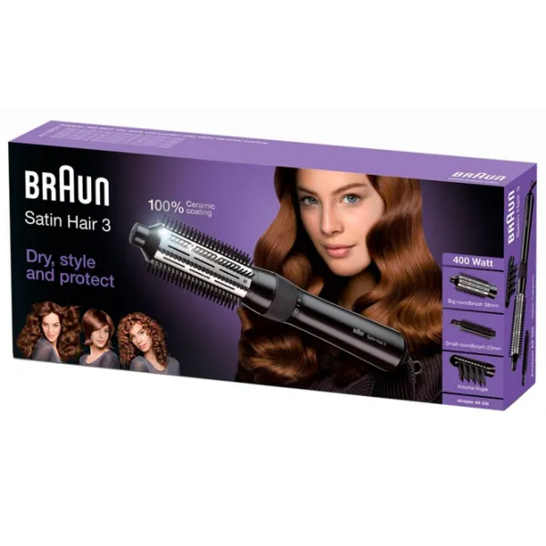 Perie cu aer cald Braun AS330 SV-LC 400 W/ Black photo 4