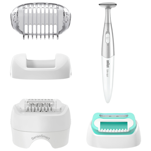 Эпилятор Braun SES5810 Сухая/ Влажная/ Синий Белый photo 3