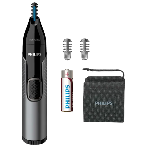 Trimmer de nas şi urechi Philips NT3650/ 16 Black photo 3