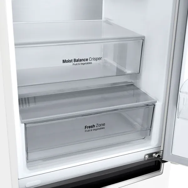 Frigider LG GA-B509MVQM cu congelator jos 
LINEARCooling/MetalFresh/DoorCooling+/White photo 6 Frigider LG GA-B509MVQM cu congelator jos 
LINEARCooling/MetalFresh/DoorCooling+/White photo 6