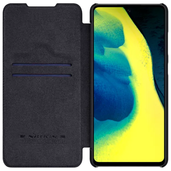 Husă pentru smartphone Samsung Galaxy A72 Nillkin/ Flip Cover/ Piele/ Black photo 4 Husă pentru smartphone Samsung Galaxy A72 Nillkin/ Flip Cover/ Piele/ Black photo 4