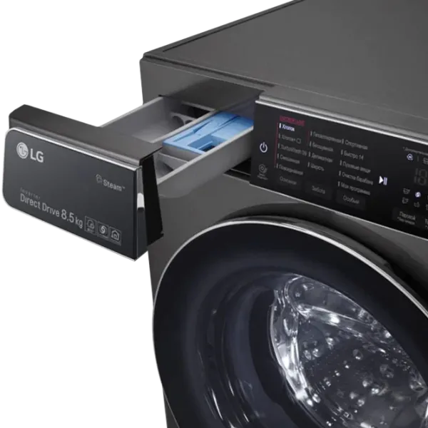Mașină de spălat LG F2T9GW9P Direct Drive/AI DD/Steam/TurboWash360/8.5 kg/Platinum photo 10 Mașină de spălat LG F2T9GW9P Direct Drive/AI DD/Steam/TurboWash360/8.5 kg/Platinum photo 10