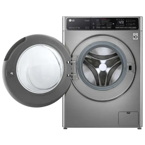 Mașină de spălat cu uscător LG F2T5HG2S Direct Drive/AI DD/Steam/LG ThinQ/7 kg/Silver photo 6 Mașină de spălat cu uscător LG F2T5HG2S Direct Drive/AI DD/Steam/LG ThinQ/7 kg/Silver photo 6