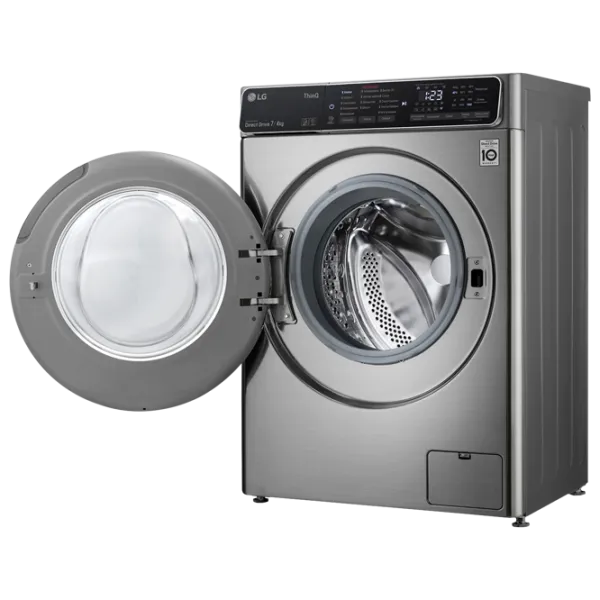 Mașină de spălat cu uscător LG F2T5HG2S Direct Drive/AI DD/Steam/LG ThinQ/7 kg/Silver photo 7 Mașină de spălat cu uscător LG F2T5HG2S Direct Drive/AI DD/Steam/LG ThinQ/7 kg/Silver photo 7