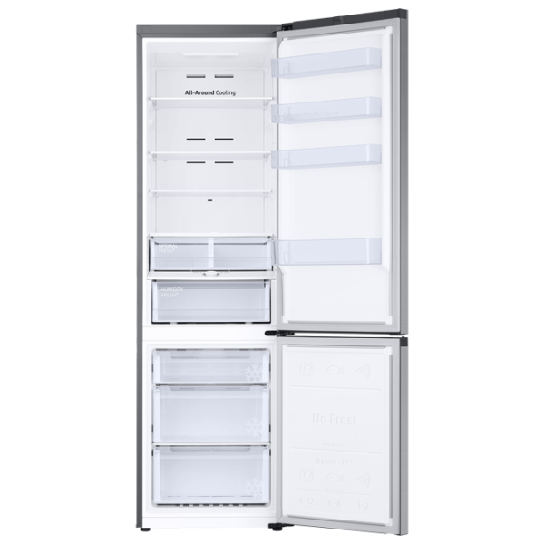 Frigider Samsung RB38T603FSA/UA cu congelator jos 385 l / 203 cm / Inox photo 6