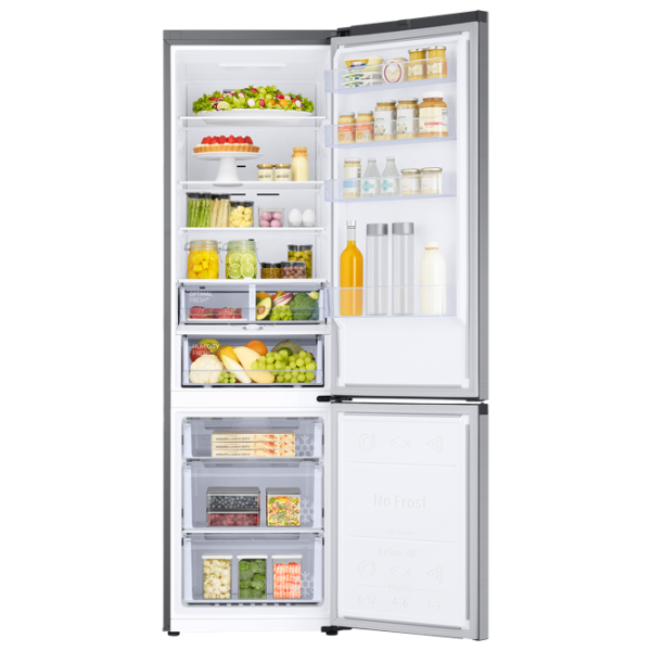 Frigider Samsung RB38T603FSA/UA cu congelator jos 385 l / 203 cm / Inox photo 7
