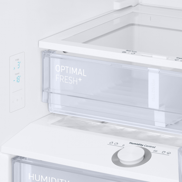 Frigider Samsung RB38T603FSA/UA cu congelator jos 385 l / 203 cm / Inox photo 8