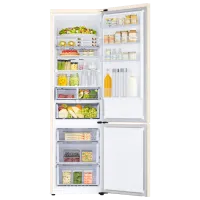 Frigider Samsung RB38T676FEL/UA cu congelator jos 385 l / 203 cm / Beige photo 6
